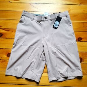 Adidas Golf Shorts Mens 32 10 Inch Beige 365 Stretch Waist Outdoor Sports School